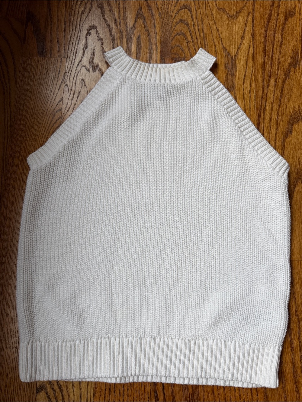 Old Navy White Sleeveless Sweater Halter